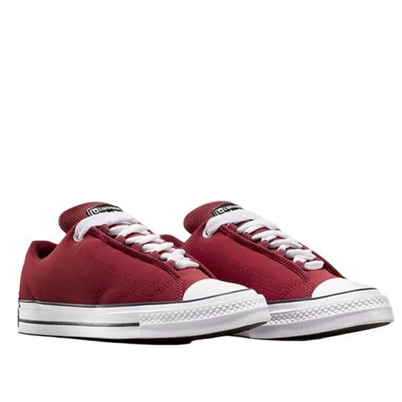 Converse Puff Taylor Ox Park Red White Black Sneakers A14949C Mens 9 Womens 10.5 - Picture 4 of 11